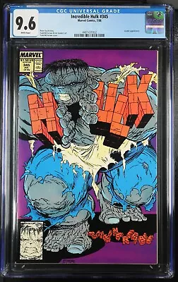Buy Incredible Hulk 345 (1988 Marvel) CGC 9.6 Classic Todd McFarlane Cover • 158.11£