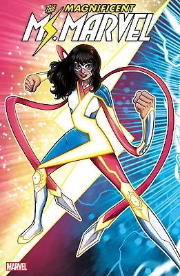 Buy MAGNIFICENT MS MARVEL #7 2nd Print Luciano Vecchio Connecting Variant (01/29/202 • 13.75£