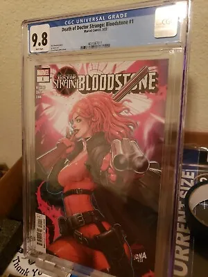 Buy Death Of Dr. Strange Bloodstone #1 CGC 9.8 Marvel Comic Book • 43.69£