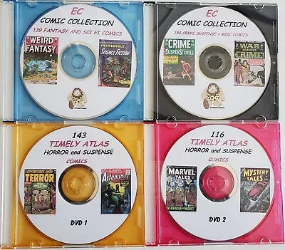 Buy EC & Atlas Digital Comics 5 CDs, Weird Fantasy, Incredible Sci-Fi, Uncanny Tales • 19.99£