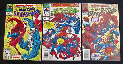 Buy AMAZING SPIDER-MAN #378 379 380 - Maximum Carnage #3 7 11 (Marvel 1993) 9.4 NM • 28£