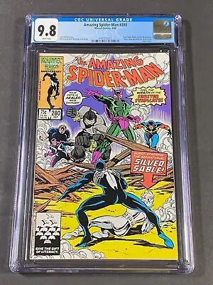 Buy The Amazing Spider-Man #280 1986 CGC 9.8 4187355013 Tom Defalco • 104.56£