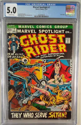 Buy MARVEL SPOTLIGHT 7 (1971) CGC 5.0 3RD APPEARANCE Ghost Rider Johnny Blaze (SL... • 74.90£