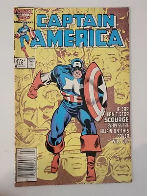 Buy Captain America #319 Marvel Comics 1986 Newsstand Variant Avengers • 3.19£