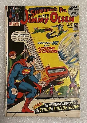 Buy Superman’s Pal Jimmy Olsen #147 VG 1st Victor Volcanum DC Comic 1972 Adams Kirby • 3.95£