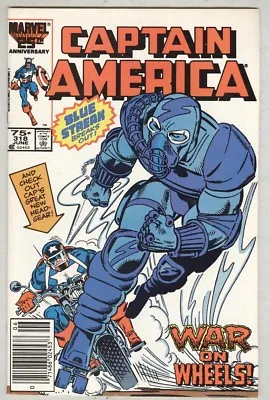 Buy Captain America #318 VF June 1986 Blue Streak  • 2.39£