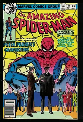 Buy Marvel Comics Amazing Spiderman VFN+ 8.5 185  Bronze Age 1978 • 24.99£