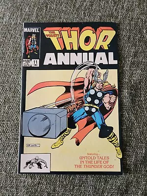 Buy Marvel Comics The Mighty Thor Annual #11 Zelenetz Hall Colletta 1983 FN • 4.99£