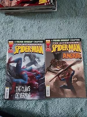 Buy Astonishing Spiderman 81 + 82 Fear Itself Chapter UK Comics Marvel Collectors Ed • 5£