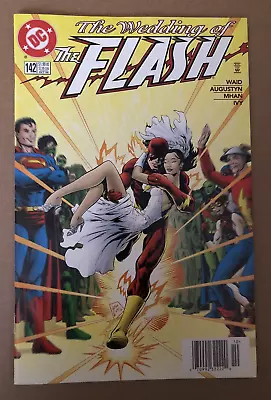 Buy Flash #142 (1998) Marriage Of Wally West And Linda Park Newsstand Variant - NM!! • 19.73£