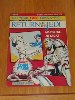 Buy Star Wars Return Of The Jedi #89 March 2 1985 British Weekly Comic< • 5.99£