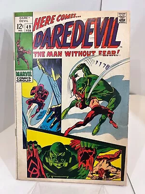 Buy Daredevil #49 Marvel 1969 FEB 1st App. Of Starr Saxon FN+ Cover Art Gene Colon  • 15.98£