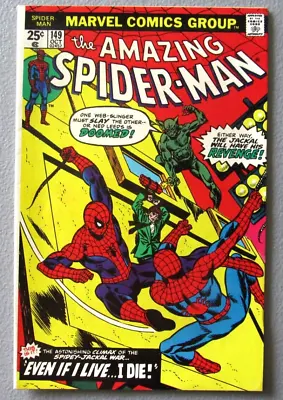 Buy Amazing Spider-man #149 Vf+ 8.5 Origin & Death Of The Jackal 1st Spiderman Clone • 120.64£