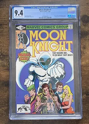 Buy Marvel Comics Moon Knight #1 CGC 9.4  1980 Origin Of Moon Knight 1st Bushman • 89.99£