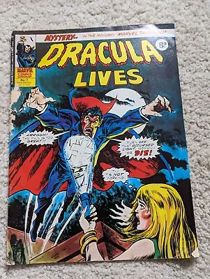 Buy DRACULA LIVES #7 - Marvel Comics UK - DEC 1974 • 3.75£