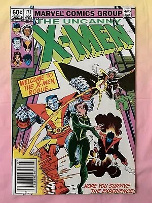 Buy Uncanny X-Men (1981 Series) #171 Newsstand In VF/NM- • 28.15£