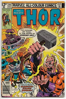 Buy The Mighty Thor #286 Marvel Comics Thomas Pollard Stone 1979 VG • 5.99£