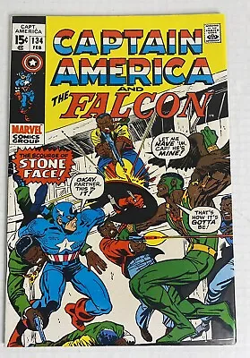 Buy Captain America & The Falcon #134 1st App Sarah Wilson 1971 Marvel High Grade • 63.32£