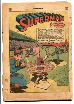 Buy SUPERMAN #46-1947-Superboy Appears-Golden-Age Incomplete • 42.81£