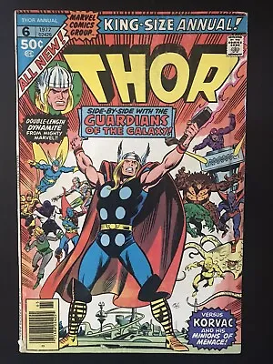 Buy Thor King Size Annual #6 1977 First Printing Print Marvel Comic Book Korvac • 118.70£