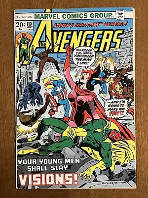 Buy The Avengers #113/Bronze Age Marvel Comic Book/FN • 19.43£