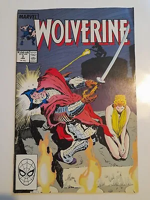 Buy Wolverine #3 Jan 1989 FINE+ 6.5 The Black Blade • 4.99£