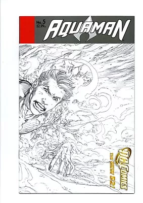 Buy AQUAMAN #5,  Wraparound Sketch Variant, Vol.7,  New 52,  DC Comics, 2012 • 6.99£