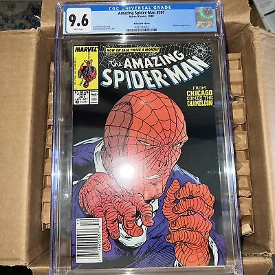 Buy Amazing Spider-Man #307 (1988) McFarlane Cover/ Newsstand CGC 9.6 • 121.60£