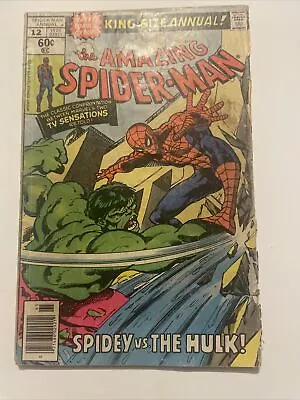 Buy Amazing Spider-Man, King-Size #12, Spider-Man Vs. The Hulk (1978) *Newstand • 12.65£