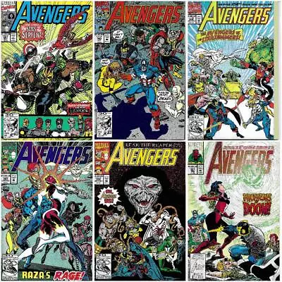 Buy °AVENGERS Vol.1, 341-343-350-351-352-361° USA Marvel 1992 Bob Harras Selection • 3.44£
