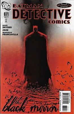 Buy Detective Comics #871 2nd Print Jock Red Variant Cover! The Black Mirror! • 80.05£