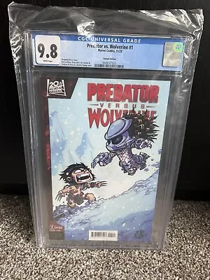 Buy Predator Vs Wolverine #1 CGC 9.8 Skottie Young Variant Cover • 16£