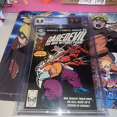 Buy Daredevil 171 CGC 8.0 WP 1st Fight Of DD And Kingpin Frank Miller • 63.25£