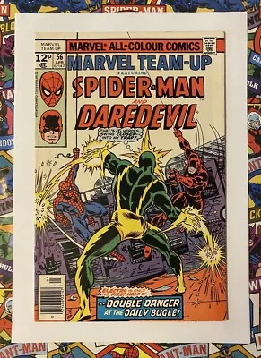 Buy Marvel Team-up #56 - Apr 1977 - Daredevil Appearance! - Nm- (9.2) Pence Copy! • 29.99£