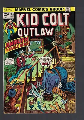 Buy Marvel  Comics Kid Colt Outlaw Vol 1  No. 186 September 1974  25c USA • 4.99£