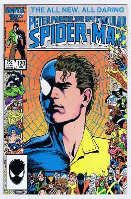 Buy Peter Parker, Spectacular Spider-Man #120 Marvel 1986 A House Is Not A Home ! • 13.44£
