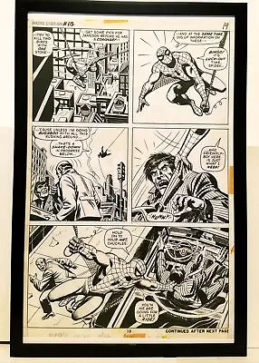 Buy Amazing Spider-Man #112 Pg. 19 John Romita 11x17 FRAMED Original Art Print Marve • 47.35£