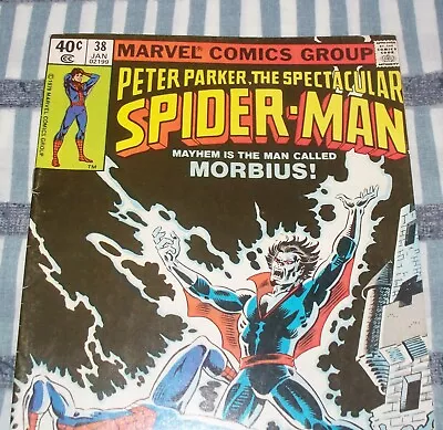 Buy Peter Parker The Spectacular Spider-Man #38 Morbius From Jan. 1980 In Fine- Con. • 11.03£