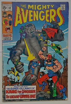 Buy Avengers #69 -1969-**kang -1st Squadron Sinister & Grandmaster**- Marvel Comics • 10.44£