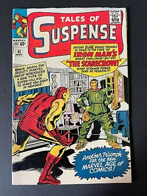 Buy Tales Of Suspense #51 - 1st Appearance Of The Scarecrow (Marvel, 1959) - F+/VF • 180.10£