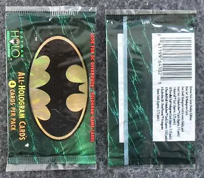 Buy Batman Holo Series Trading Cards Booster Pack (2 Packs) - DC / Fleer Skybox • 34.42£
