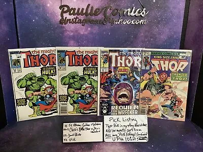 Buy Pick-Thor 385 431 King Size Annual 8 Marvel Comic 1st Full Athena • 2.02£
