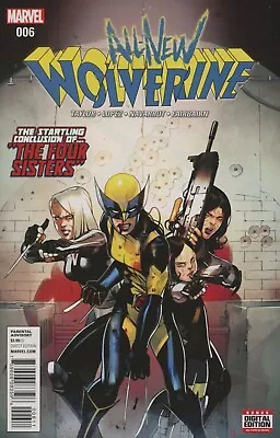 Buy All New Wolverine #6 Cover A Marvel 1st Honey Badger Cover App.  2016 • 10.35£