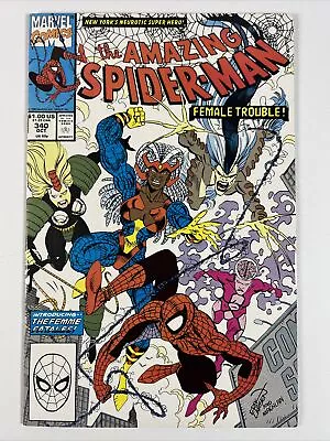 Buy Amazing Spider-Man #340 (1990) 1st Femme Fatales | Marvel Comics • 5.11£