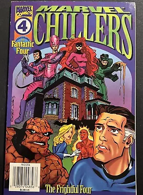 Buy MARVEL CHILLERS 1996, 6 X10 , 96 PGS.  THE FRIGHTFUL FOUR  Poster Included • 4£