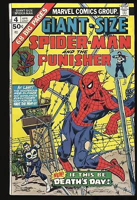 Buy Giant-Size Spider-Man #4 VF+ 8.5 3rd Punisher! 1st Moses Magnum! Marvel 1975 • 63.24£
