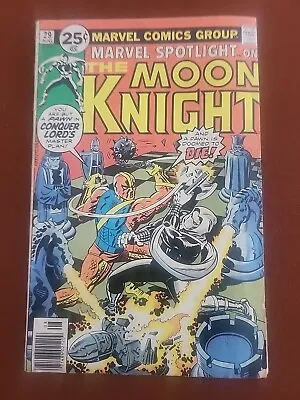 Buy MARVEL SPOTLIGHT #29  Moon Knight, Jack Kirby Chess Cover, Marvel Comics 1976 • 12.61£