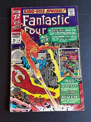 Buy Fantastic Four Annual #4 - The Golden Age Human Torch (Marvel, 1966) Fine/Fine+ • 28.73£
