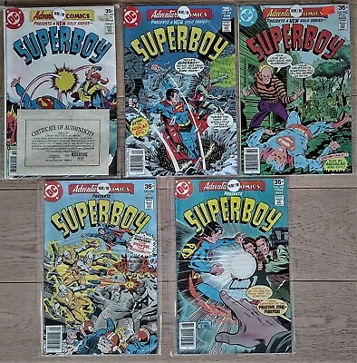 Buy Adventure Comics Featuring Superboy (Vol. 1) #453, #454, #455, #456, #458 VFN+ • 14.99£