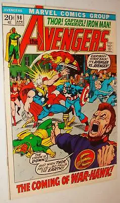 Buy Avengers #98 Barry Smith Classic Newstand Fresh 9.2/9.4 • 52.40£